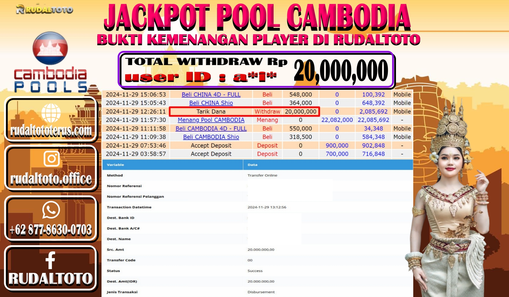 Prediksi Rudaltoto Situs Toto Togel Online