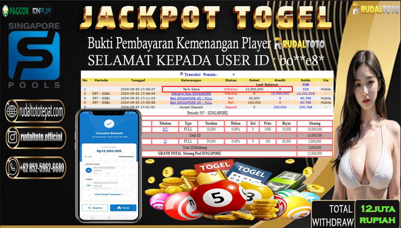 Prediksi Rudaltoto Situs Toto Togel Online