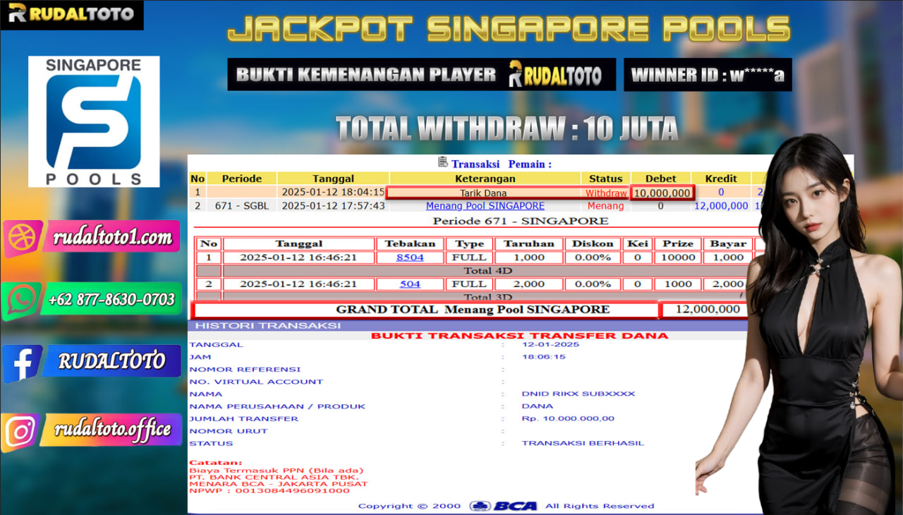 Prediksi Rudaltoto Situs Toto Togel Online